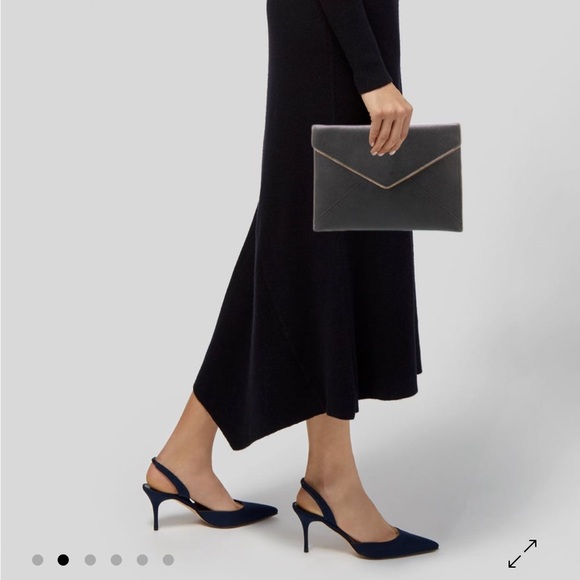 Rebecca Minkoff Clutch black with gold hardware - Picture 2 of 16